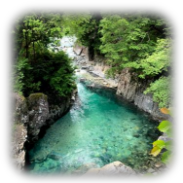 長野　阿寺渓谷